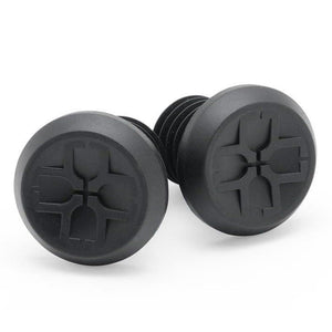 Duo Resilite Plastic Bar Ends BMX Bar Ends Duo Black 